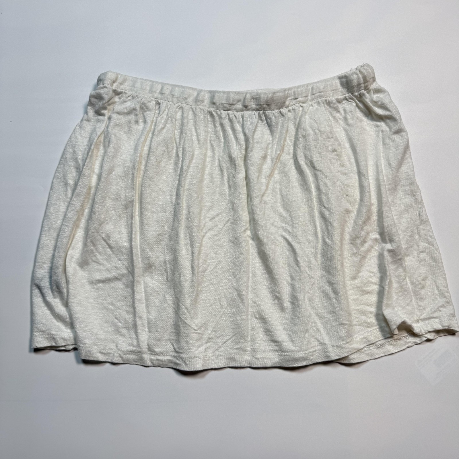 Toile Isabel Marant Skirt Womens L White Linen A Line Drawstring Pockets Casual — image 6 of 8